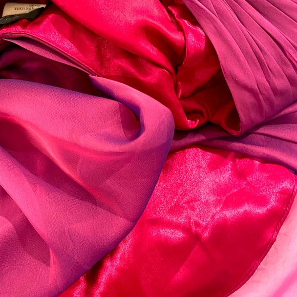 La Femme Strapless Open Back Short Formal Gown with Beaded Detail - Picture 7 of 10